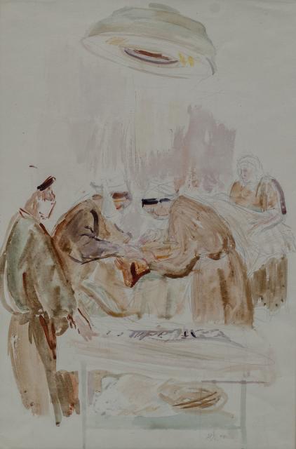 Кострова А.А. Военный госпиталь. Операция. 1944 Кострова А.А. Военный госпиталь. Операция. 1944